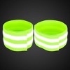 Unique Bargains Reflective Bands for Wrist Ankle High Visibility Night Cycling Tape Green 8 Pcs - 3 of 4