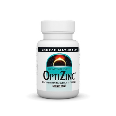 OptiZinc Zinc Methionine Sulfate Complex 30mg by Source Naturals, Inc.  -  120 Tablet