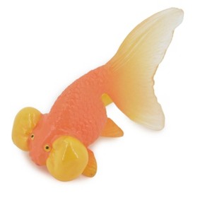 Collectible Wildlife Gifts | Goldfish, Fancy, Museum Quality, Hand Painted, RubberFish, Realistic Figure, Model,  Toy, Gift,   3"    CH497 BB155 - 1 of 4