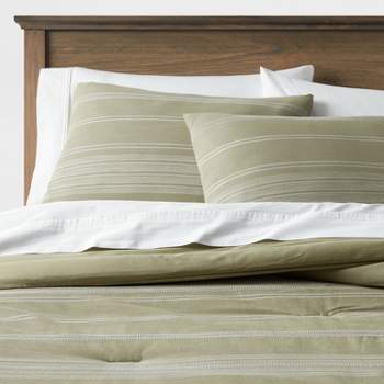 Cotton Woven Stripe Comforter & Sham Set - Threshold™