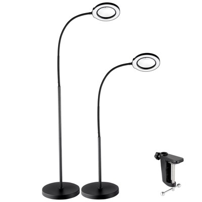 VEVOR Magnifying Floor Lamp, 5X Standing Magnifying Glass with Light
