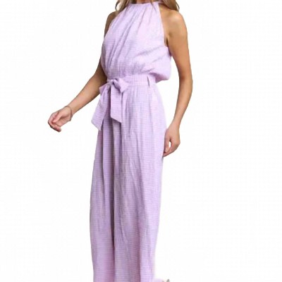Women's Lovely Gingham Jumpsuit - J.NNA