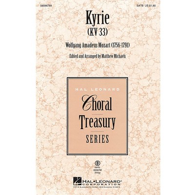 Hal Leonard Kyrie (KV33) SATB arranged by Matthew Michaels