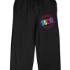 Beverly Hills, 90210 Title Logo Men's Black Sleep Pants - 2 of 4
