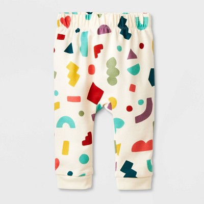 Baby French Terry Jogger Pants - Cat & Jack™ Off-White 18M