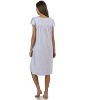Casual Nights Women's Lace Short Sleeve Nightgown - 2 of 4