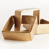 Plum & Post Corbin Square Chain Sculpture - Gold - 2 of 4