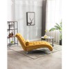 Leisure Concubine Sofa with Solid Acrylic Legs for Living Room or Bedroom - 4 of 4