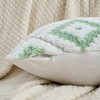 REGALWOVEN Geometric Pattern Soft Short Plush Decorative Throw Pillow Covers for Sofa Bedroom Living Room 2 Pcs - 3 of 4