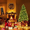 Tangkula 7'PVC Artificial Christmas Tree Pre-Lit 400 LED Lights w/ Metal Stand New - 4 of 4