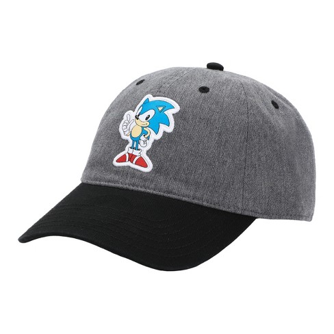 endnu engang Orphan Moralsk uddannelse Sonic The Hedgehog Heather Gray Baseball Hat With Black Bill And Woven  Label : Target