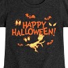 Girls' - Dr. Seuss - Happy Halloween Eyes Fitted Short Sleeve Graphic T-Shirt - 2 of 4