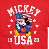 Men's - Disney - Mickey Mouse USA Flag 1928 Short Sleeve Graphic T-Shirt - 2 of 4