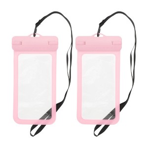 Unique Bargains Wide Side Mobile Waterproof Bag 4.92"x9.65" 2 Pcs - 1 of 4