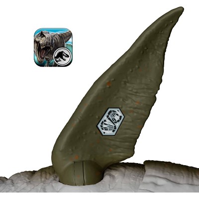 Детские фигурки Jurassic World Rebirth Bite N Blast Mosasaurus Action Figure and Mini Dilophosaurus, Dinosaur Toy — фото 5