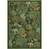 Coucheta Area Rug, Washable Low Pile Indoor with Non-Slip Backing,Soft Stain Resistant Carpet for Living Room, Bedroom,Kids Room,Multi-Color & Size - 2 of 4