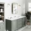 Lirago Framed Recessed Wall-mounted Bathroom Vanities Medicine Cabinet with Mirror with Shelves 36x24 Gold - 4 of 4