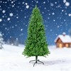 KTMBDW Green Artificial Pencil Christmas Tree, Premium Hinged Pine Tree with Metal Legs, Perfect for Home, Shops and Holiday Decoration - 2 of 4