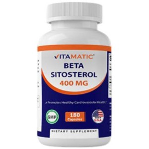 Beta Sitosterol 400mg - 180 Capsules - 1 of 4