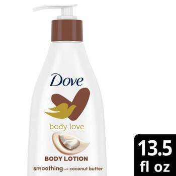 Dove Body Love 24-Hour Smoothing with Coconut Butter Body Lotion Cocoa Butter & Coconut - 13.5 fl oz