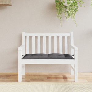 vidaXL Garden Bench Cushion Anthracite 43.3"x19.7"x2.8" Oxford Fabric - 1 of 4