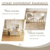 Lirago Set of 2 Velvet Swivel Bar Stools-30" Modern High Back Chairs with Gold Accents for Home and Commercial Use - 4 of 4