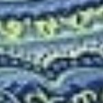 steel blue and lime green