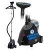 SALAV Smart Automatic Shut-Off Performance Garment Steamer with Wheels and Descaler Maintenance Packet Black - 4 of 4