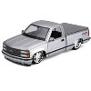 1993 Chevrolet 454 SS Pickup Truck Silver Metallic and Gray "Lowriders" "Maisto Design" Series 1/24 Diecast Model Car by Maisto - 2 of 4