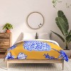 Deny Designs 3pc Full/Queen Jacqueline Maldonado Chinoserie Peacock Comforter and Sham Set - 3 of 4