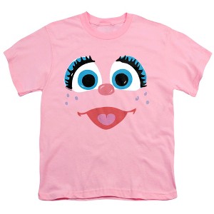Sesame Street Abby Cadabby Crayon Sketch Kids T Shirt For Youth  Pink  X Small - 1 of 4