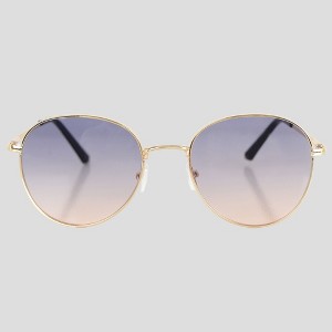 Anna-Kaci Elegant Gold - Rimmed Round Women's Polarized Sunglasses UV400 Protection - 1 of 4