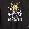 Boys' - SpongeBob SquarePants - Mommy's Little Firecracker Graphic Long Sleeve Fleece Sweatshirt - 2 of 4