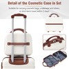 Lyngins 3-Piece Hardside Luggage Set – 20" Carry on Luggage, 24" Expandable Spinner Suitcase with TSA Lock, Cosmetic Case, Travel-Ready Away Luggage - 3 of 4