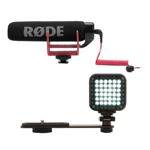  Rode VideoMic Camera-Mount Shotgun Microphone with Rycote Lyre  Shock Mounting, Black : Musical Instruments