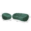 WJSHome 3 Seater Bubble Sofa and Single Seat Bean Bag Sofa, Comfy Mesh Fabric Upholstered Sofa for Living Room, Office, Apartment - 2 of 4