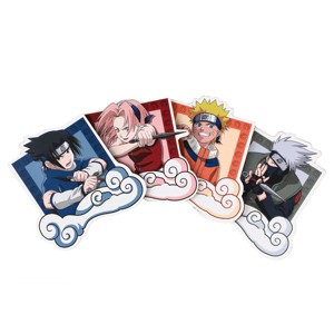 Naruto Characters In The Clouds 4-Pack Ceramic Coaster Set - 1 of 2