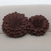 Saro Lifestyle Floral Design Felt Throw Pillow - 3 of 3