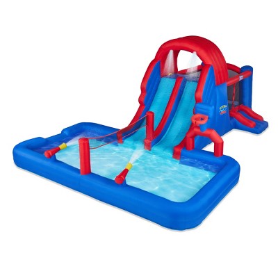 Sunny & Fun Inflatable Kids Backyard Water Slide Park & Bounce House