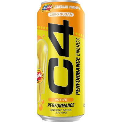 C4 Performance Hawaiian Pineapple Popsicle Energy Drink - 16 fl oz Can