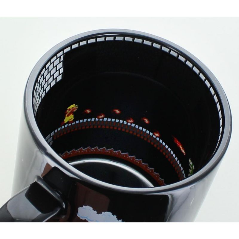 Just Funky Super Mario Collectibles | Super Mario 8-Bit Boss Black Ceramic Coffee Mug, 5 of 7