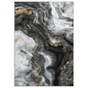 Washable Area Rugs for Living Room, Modern Abstract Rug Ultra Soft Non Slip Low Pile Rug, Bedroom Dining Room Kitchen Decor - 3 of 4