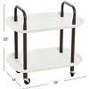 Storied Home Modern Tiered Trolley - 2 of 4