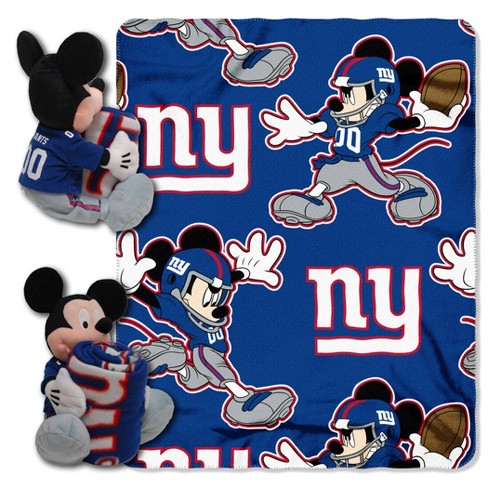 Nfl New York Giants Mickey Mouse Throw And Pillow Target