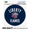 Liberty University Flames Logo Automotive Car Window Locker Circle Bumper Sticker - 3 of 4