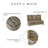 East at Main Bayside Hand Woven Coffee Table with Storage Brown - 2 of 4
