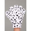 HalloweenCostumes.com   Adult's Dalmatian Gloves, Black/White - 3 of 4