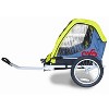 Cyclic Double 2 Seat Kids' Bike Trailer - Gray/green : Target