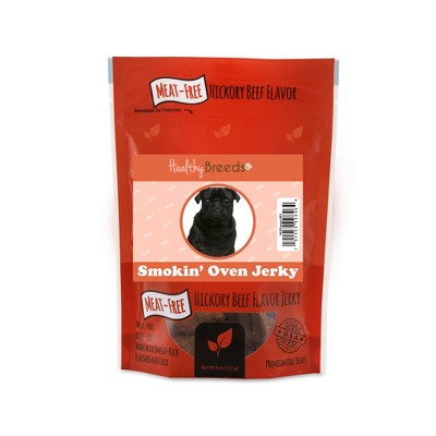 Healthy Breeds Smokin' Oven Meat-Free Hickory Beef Flavor Jerky Dog Treats 4 oz