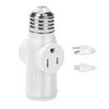Kitcheniva E26 E27 Light Socket to Plug Adapter 2/3 Prong - 3 of 4